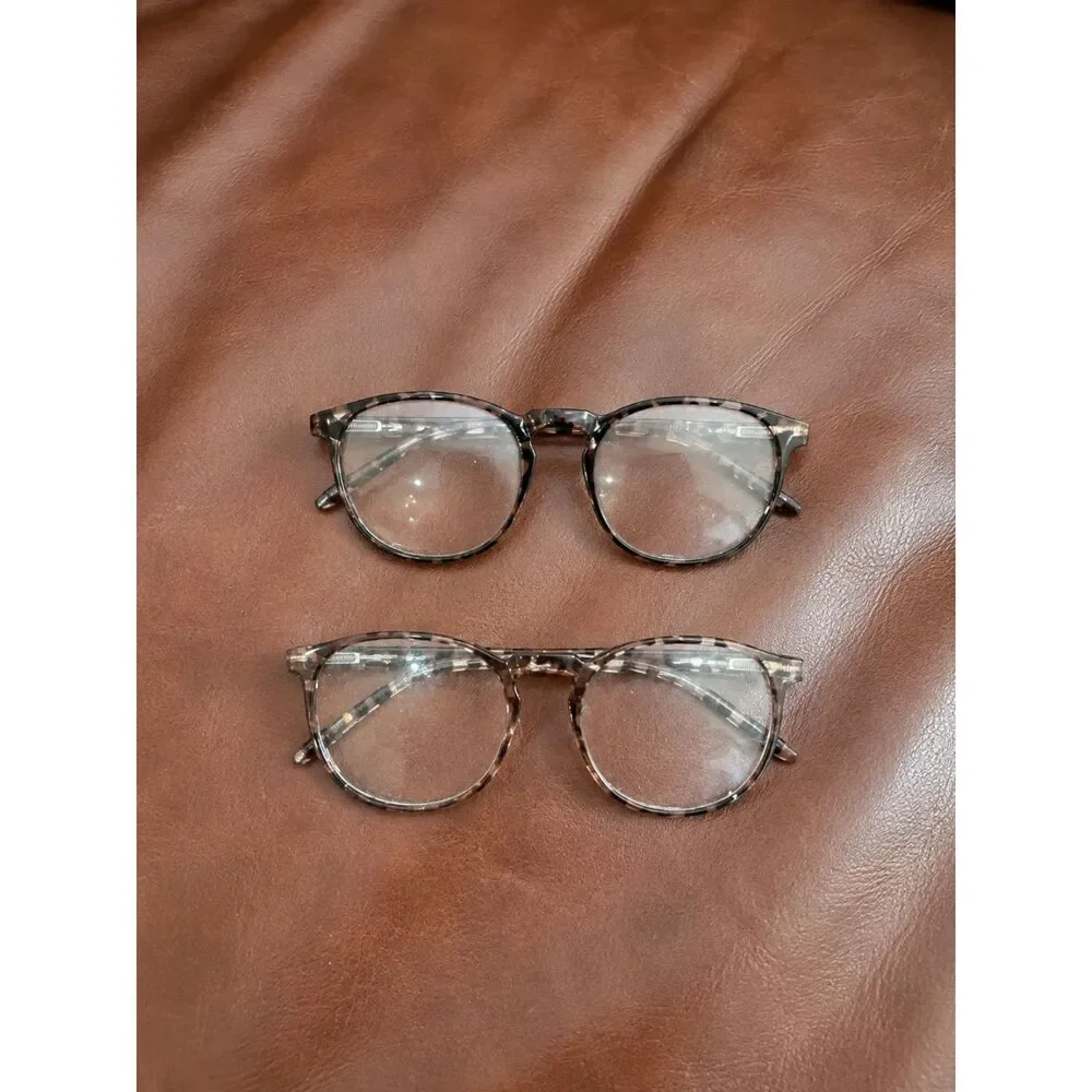 2 Pairs Tortoiseshell Blue Light Glasses